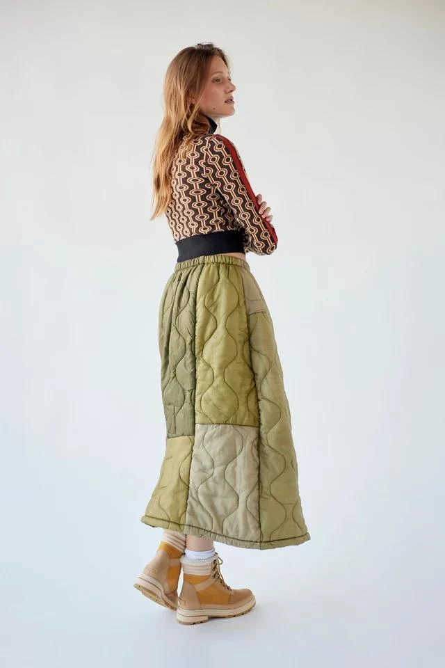 商品Urban Renewal|Urban Renewal Remade Surplus Quilted Skirt,价格¥454,第4张图片详细描述