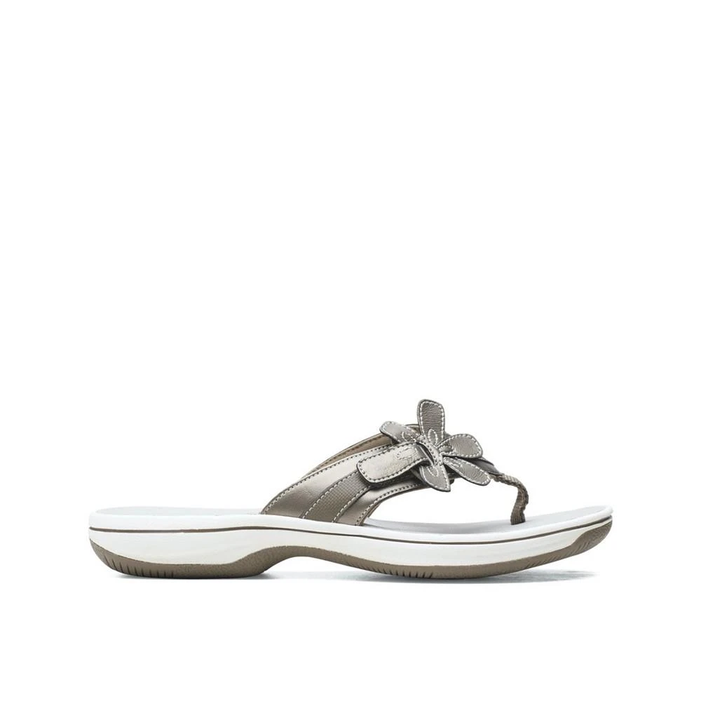 商品Clarks|Women's Cloudsteppers Brinkley Flora Sandals,价格¥247,第2张图片详细描述