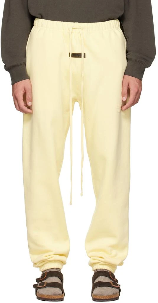 商品Essentials|Yellow Drawstring Lounge Pants,价格¥354,第1张图片