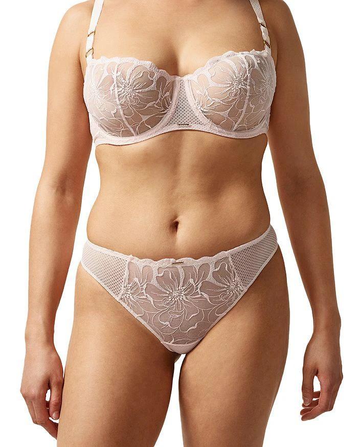 商品Chantelle|Embroidered Fishnet Thong,价格¥286,第1张图片