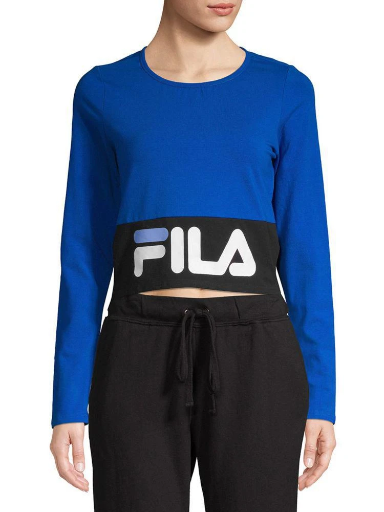 商品Fila|Maria Logo Crop Top,价格¥150,第2张图片详细描述