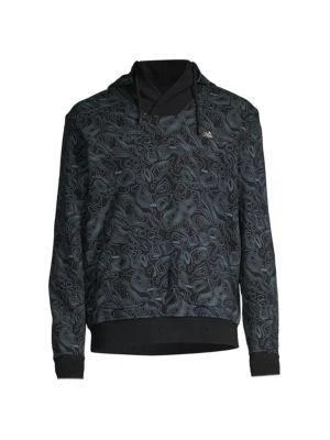 商品Prps Goods & Co|Gaser Crossover-Neck Graphic Hoodie,价格¥317,第3张图片详细描述