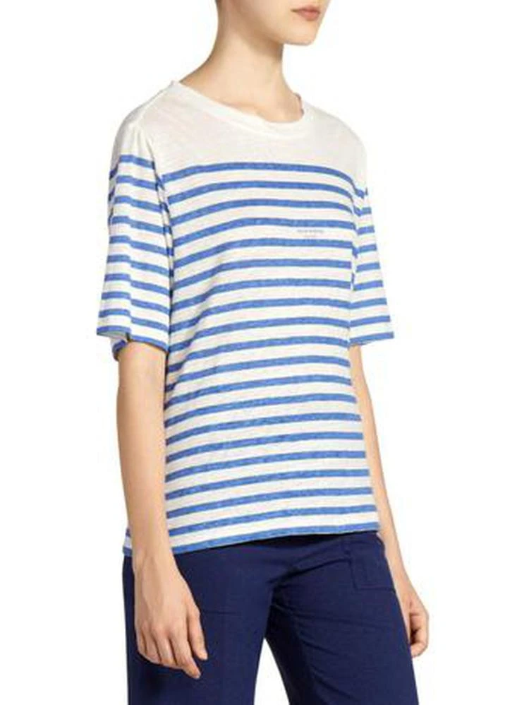 商品Acne Studios|Acne Studios - Stripe Linen T-Shirt,价格¥466,第3张图片详细描述