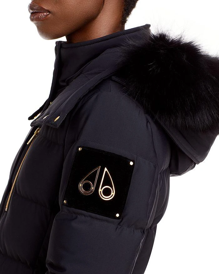 商品Moose Knuckles|Watershed Hooded Shearling Trim Down Parka,价格¥6818,第5张图片详细描述