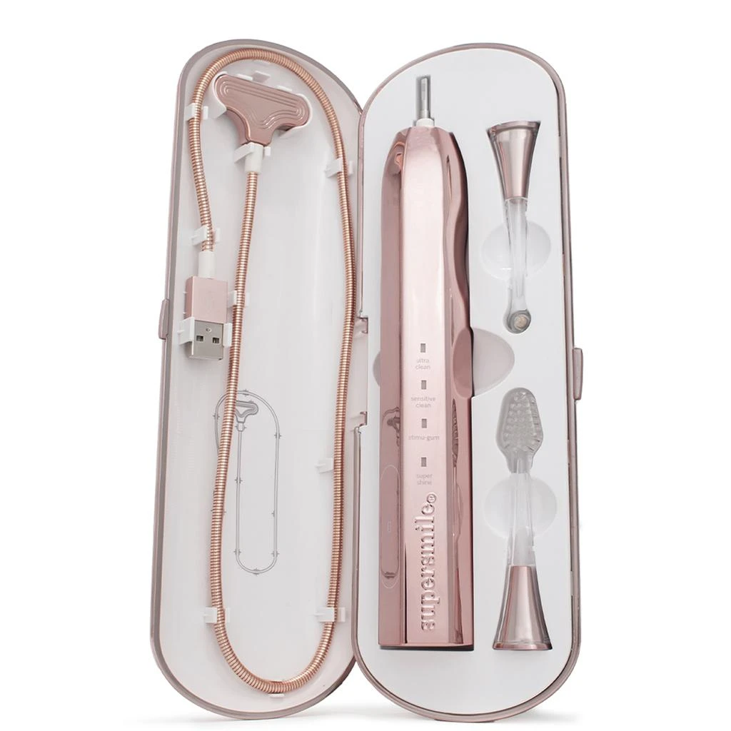 商品Supersmile|Supersmile Zina45 Sonic Pulse Toothbrush - Rose Gold Chrome,价格¥1571,第3张图片详细描述