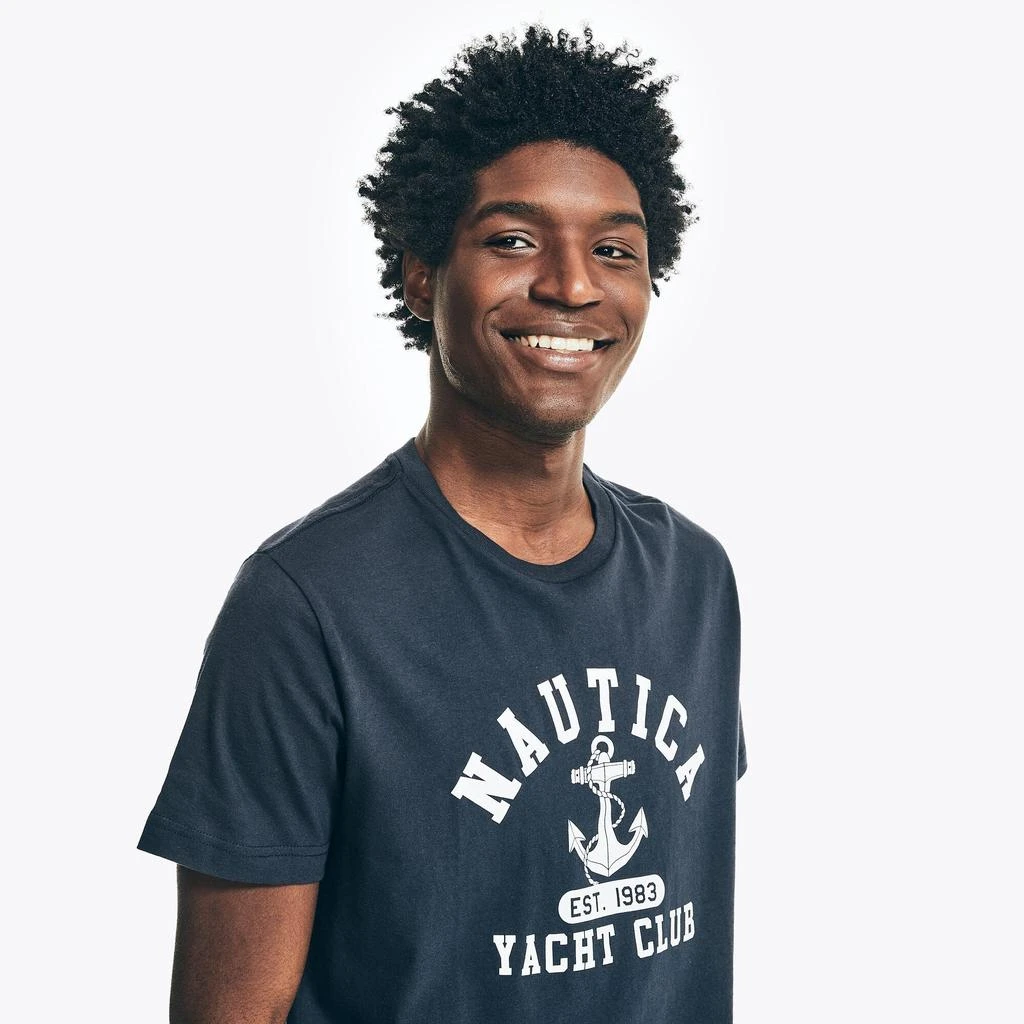 商品Nautica|Nautica Mens Sailing Anchor Graphic Sleep T-Shirt,价格¥65,第1张图片