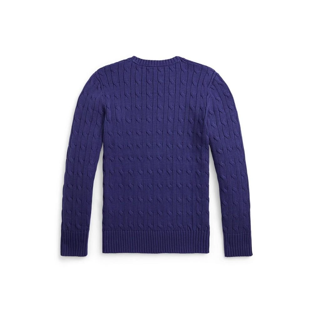 商品Ralph Lauren|Big Boys Cable-Knit Cotton Sweater,价格¥343,第2张图片详细描述