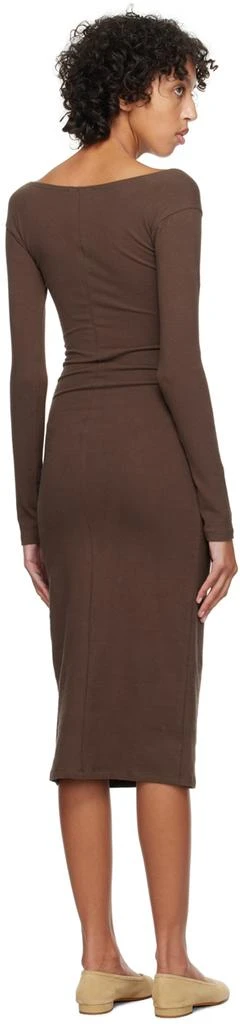 商品Gil Rodriguez|Brown 'El Tigre' Midi Dress,价格¥1082,第3张图片详细描述