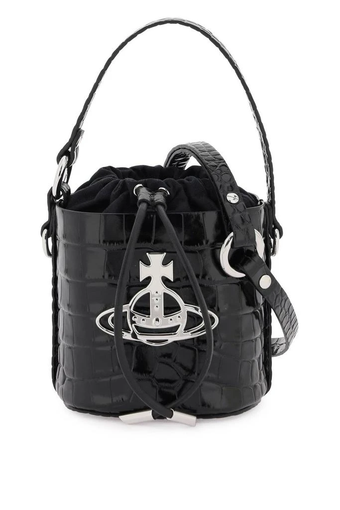 商品Vivienne Westwood|Vivienne Westwood Daisy Embossed Bucket Bag,价格¥2605,第1张图片