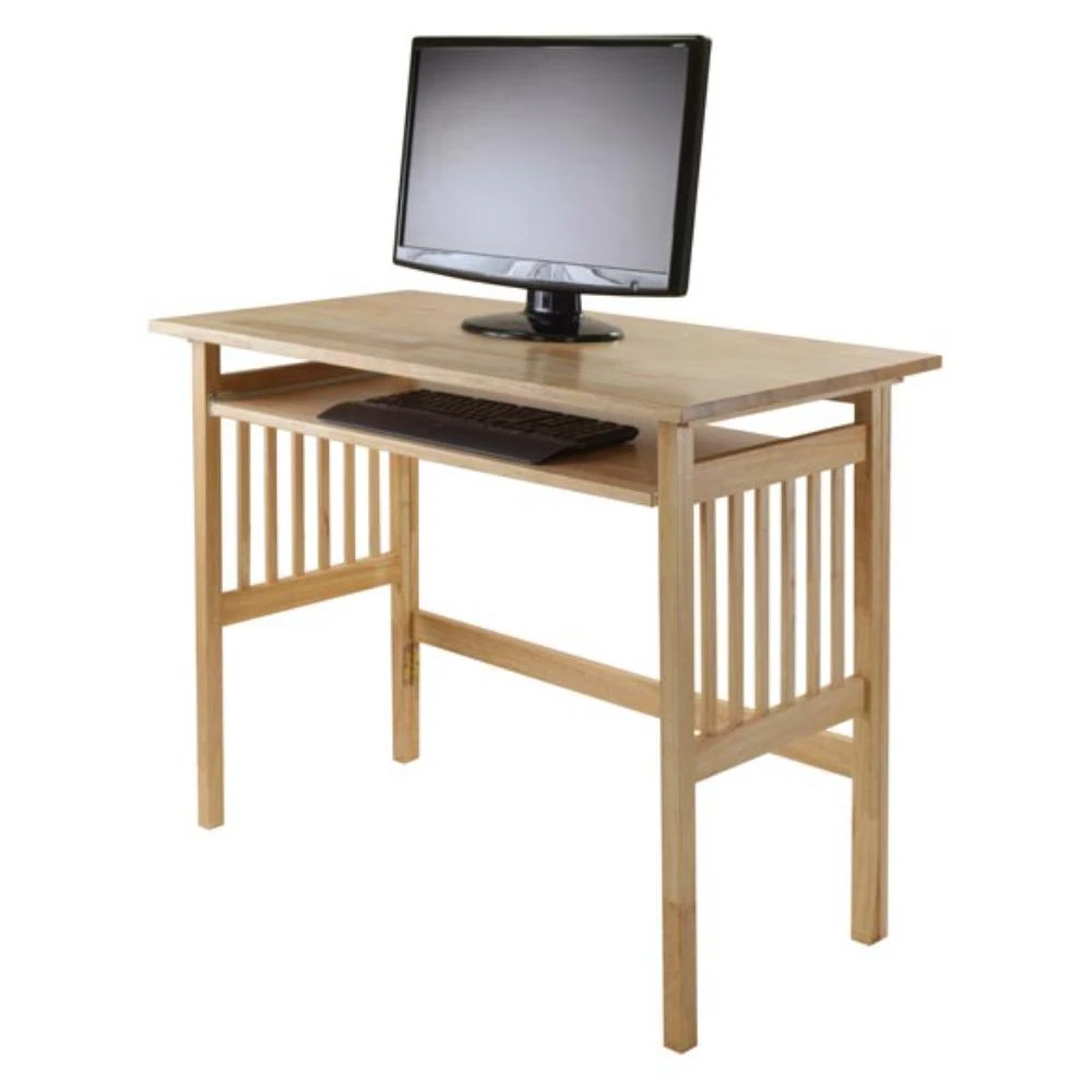 商品Hivvago|Foldable Computer Desk Natural,价格¥1937,第4张图片详细描述