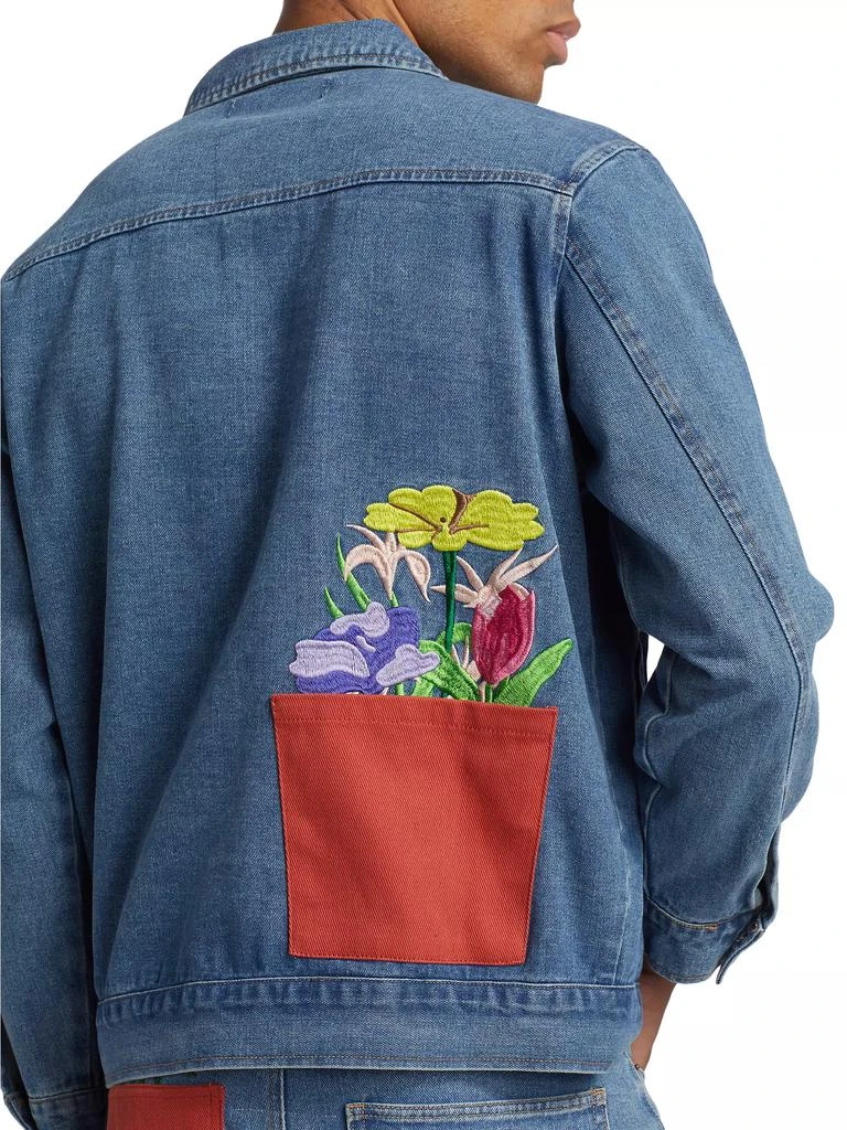 Flower Pots Denim Jacket 商品