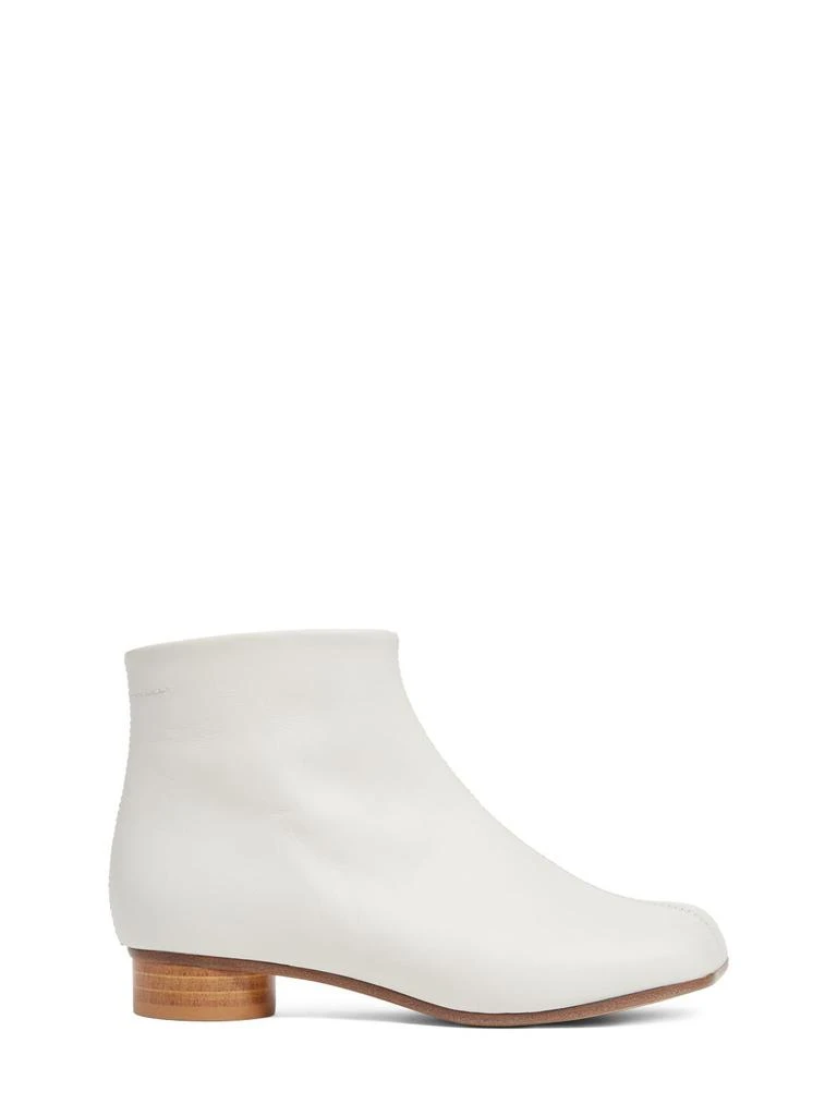 商品MM6|Tabi Leather Ankle Boots,价格¥757,第1张图片