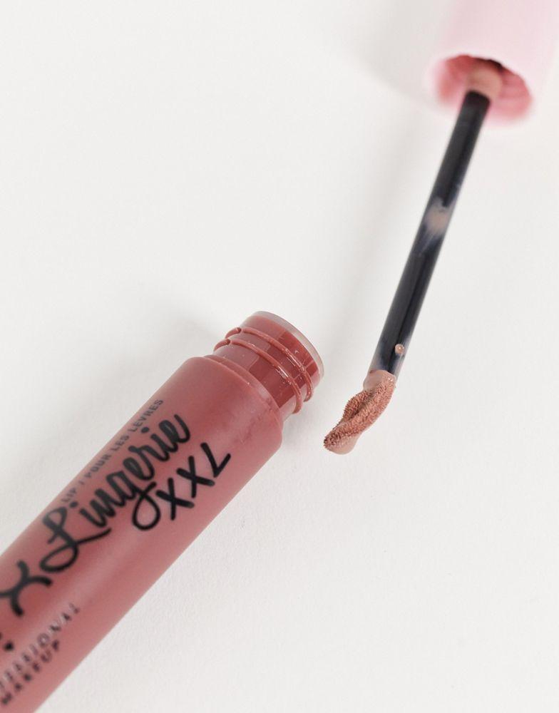 NYX Professional Makeup Lip Lingerie XXL Matte Liquid Lipstick  - Unhooked商品第3张图片规格展示