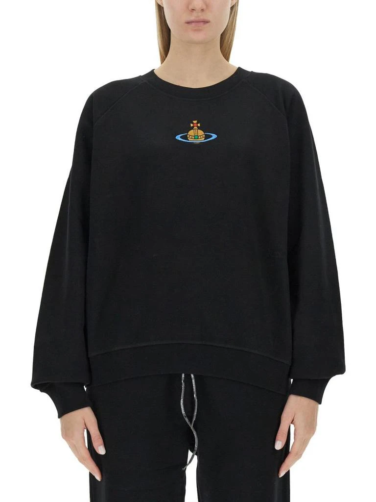 商品Vivienne Westwood|VIVIENNE WESTWOOD SWEATSHIRT WITH LOGO UNISEX,价格¥1594,第1张图片