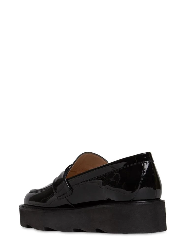 商品Stuart Weitzman|40mm Piper Superlift Patent Loafers,价格¥3759,第4张图片详细描述