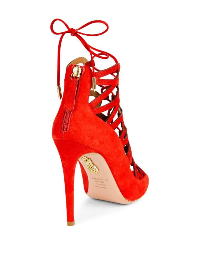 商品Aquazzura|Unforgettable Leather Stiletto Pumps,价格¥1734,第2张图片详细描述