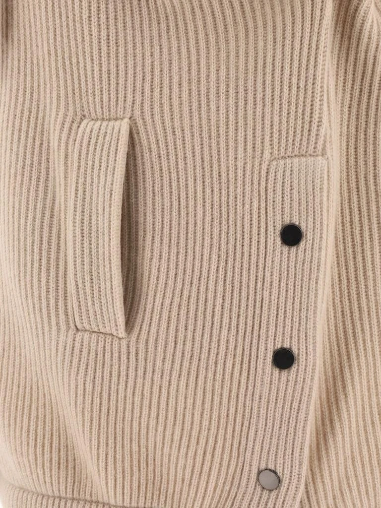商品Brunello Cucinelli|Down jacket in ribbed tricot,价格¥30345,第3张图片详细描述