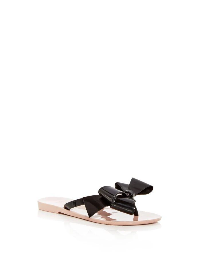 商品Mini Melissa|女孩(小童)Girls' Mel by Melissa Harmonic Bow III Flip Flop Sandals - Little Kid,价格¥408,第1张图片