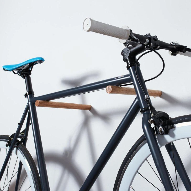 商品Loma Living|Wooden Bike Hooks for In-Home Storage MAHOGANY,价格¥408,第2张图片详细描述