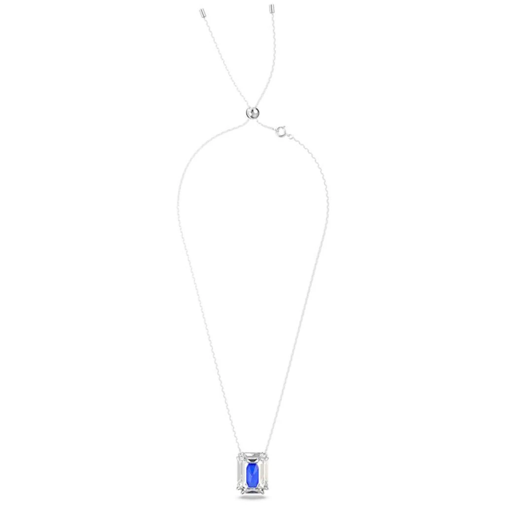 商品Swarovski|Swarovski Women's Necklace - Chroma Rhodium Plated Chain Octagon Cut Crystal | 5600625,价格¥438,第2张图片详细描述