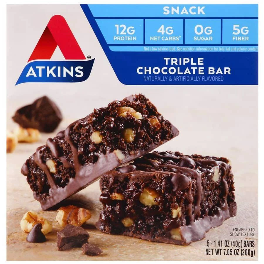 商品Atkins|Snack Bar Triple Chocolate,价格¥52,第1张图片