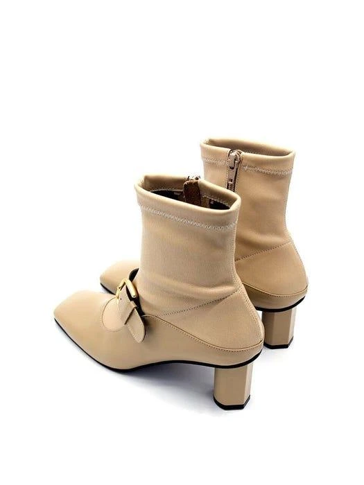 Mary-Jane Socks Boots_Beige 商品