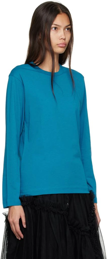 商品Comme des Garcons|Blue Printed Long Sleeve T-Shirt,价格¥307,第2张图片详细描述