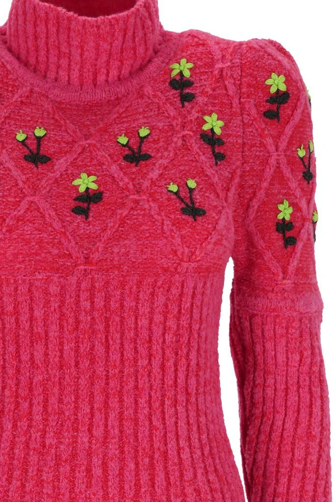 商品CORMIO|Cormio Oma Floral Embroidery Turtleneck Sweater,价格¥2259,第3张图片详细描述
