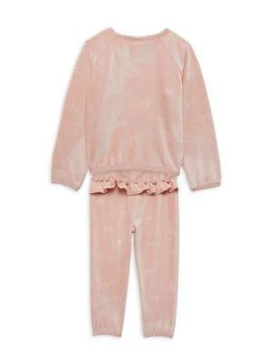 商品Juicy Couture|​Baby Girl’s 2-Piece Logo Velour Jogger Set,价格¥227,第2张图片详细描述