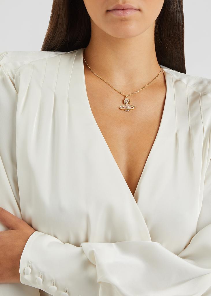 商品Vivienne Westwood|Francette Bas Relief gold-tone necklace,价格¥1003,第4张图片详细描述