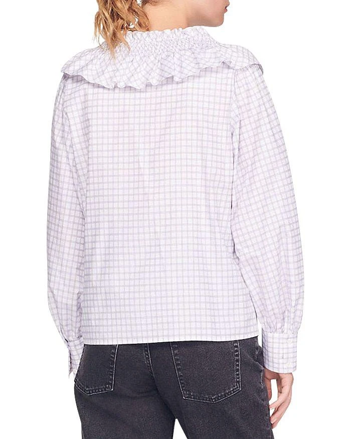 商品Sandro|Devie Checkered Shirt,价格¥1104,第2张图片详细描述