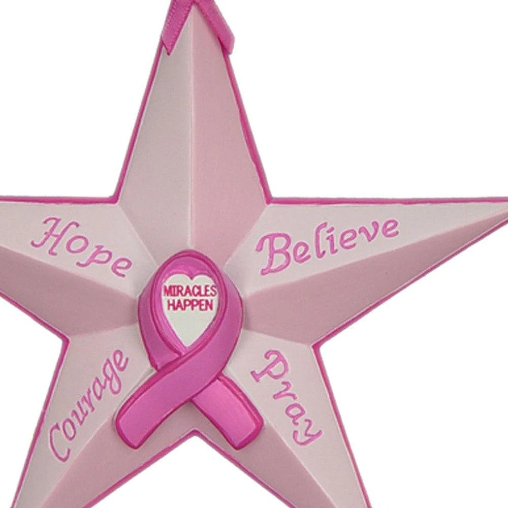 商品Homezia|Set of Six Star Shaped Breast Cancer Awareness Christmas Ornaments,价格¥402,第2张图片详细描述