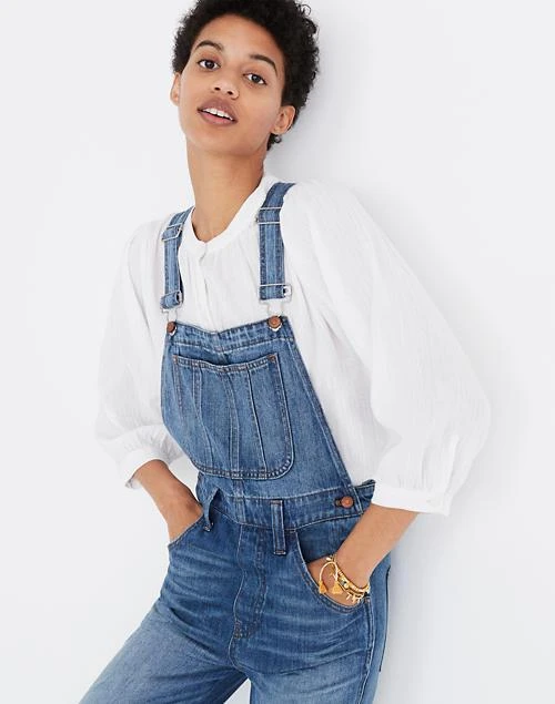 商品Madewell|Straight-Leg Overalls in Bernard Wash,价格¥792,第1张图片