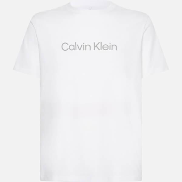 商品Calvin Klein|Calvin Klein Performance Men's Logo T-Shirt - Bright White - S,价格¥364,第3张图片详细描述