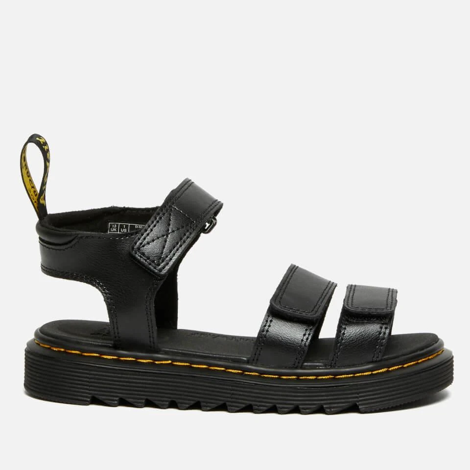 商品Dr. Martens|DR. MARTENS KIDS' KLAIRE SANDAL - BLACK,价格¥293,第1张图片