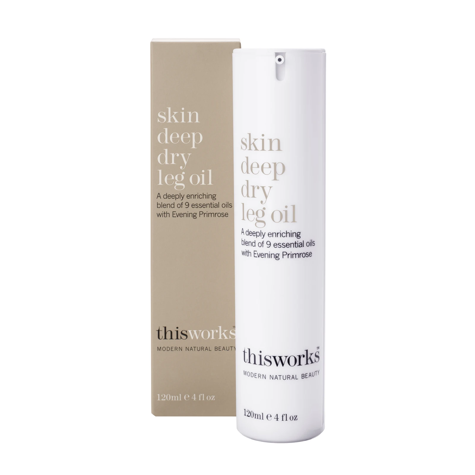 商品this works|this works 腿部肌肤深层滋润油 120ml,价格¥437,第1张图片