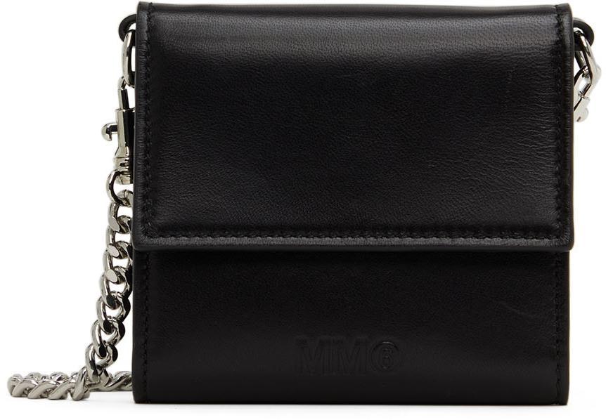 商品MAISON MARGIELA|Black Chain Wallet Bag,价格¥2403,第1张图片