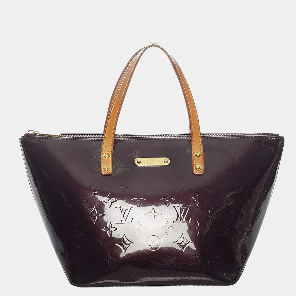 商品[二手商品] Louis Vuitton|Louis Vuitton Brown/Purple Vernis Bellevue PM,价格¥4615,第1张图片