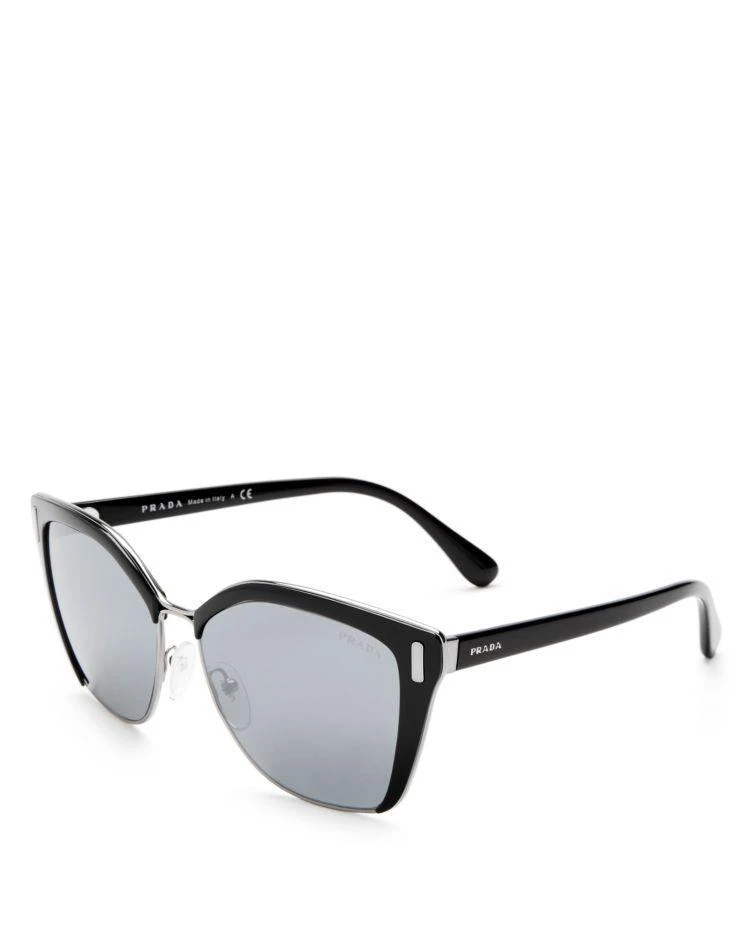商品Prada|Mirrored Cat Eye Sunglasses, 55mm,价格¥2961,第2张图片详细描述