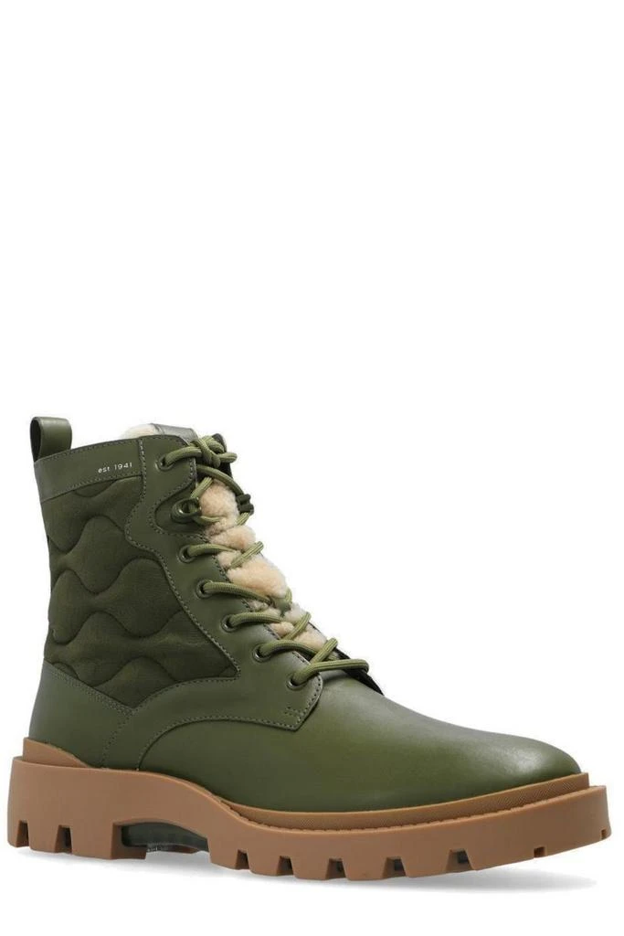 商品Coach|Coach Citysole Quilted Lace-Up Boots,价格¥914,第2张图片详细描述