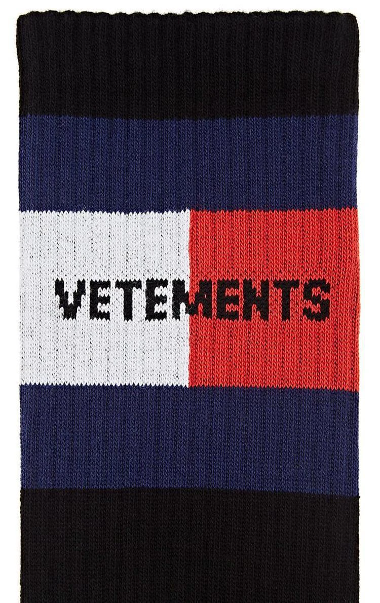 商品Vetements|Colorblocked Cotton-Blend Crew Socks,价格¥516,第2张图片详细描述