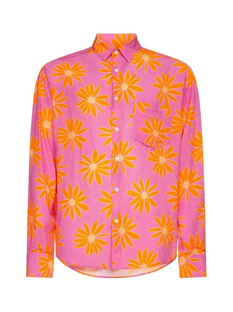 商品Jacquemus|Jacquemus All-Over Printed Long-Sleeved Shirt,价格¥1399,第1张图片