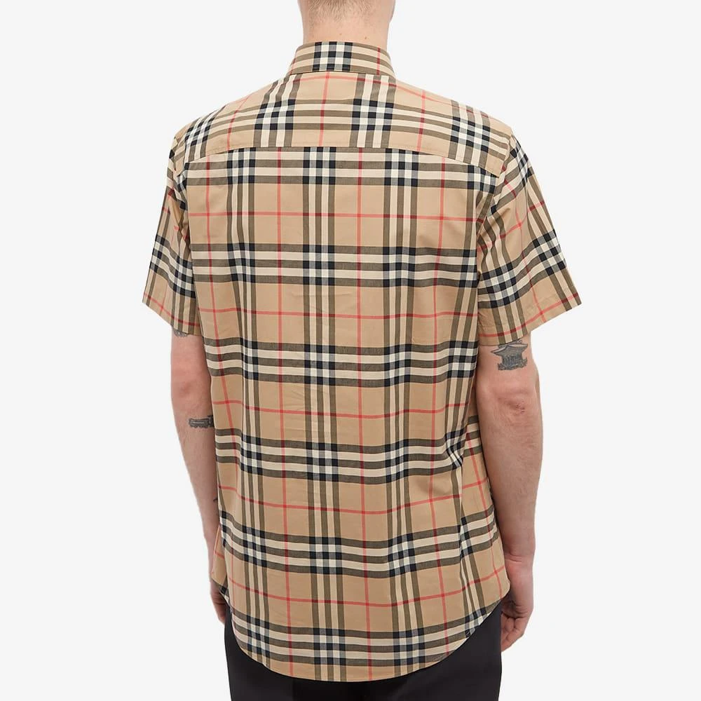 商品Burberry|Burberry Short Sleeve Caxton Check Shirt,价格¥3839,第3张图片详细描述