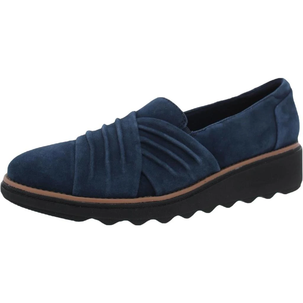 商品Clarks|Clarks Womens Sharon Villa Suede Slip On Loafers,价格¥122,第2张图片详细描述