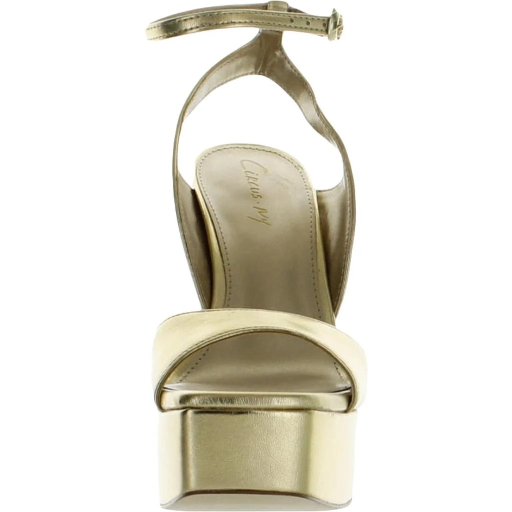商品Sam Edelman|Alisa Womens Metallic Ankle Strap Platform Heels,价格¥229,第3张图片详细描述
