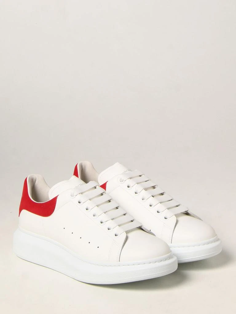 商品Alexander McQueen|Alexander McQueen Larry smooth leather sneakers,价格¥3549,第2张图片详细描述