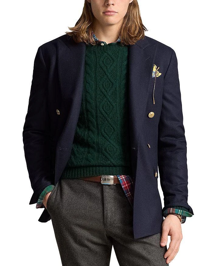 商品Ralph Lauren|Tailored Wool Flannel Blazer,价格¥4594,第1张图片