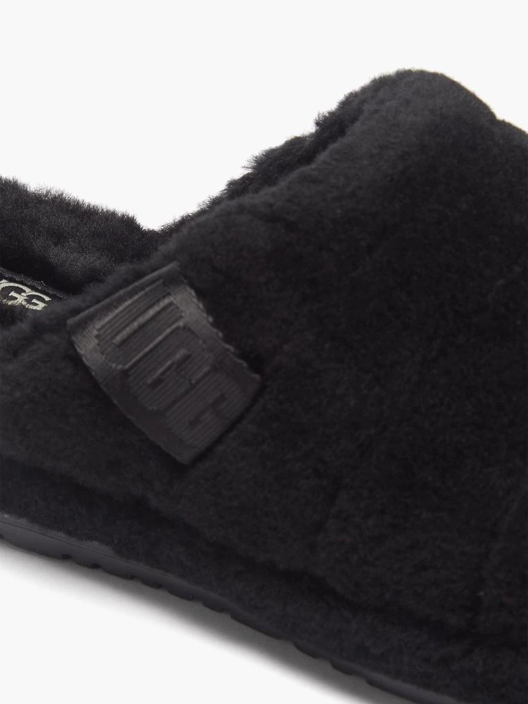 商品UGG|Fluff wool-blend and shearling slides,价格¥546,第5张图片详细描述