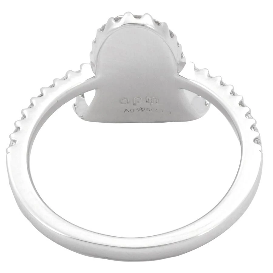 商品apm Monaco|APM Monaco Ladies Sterling Silver With White / Blue Crystal Ring, Size 54,价格¥470,第3张图片详细描述