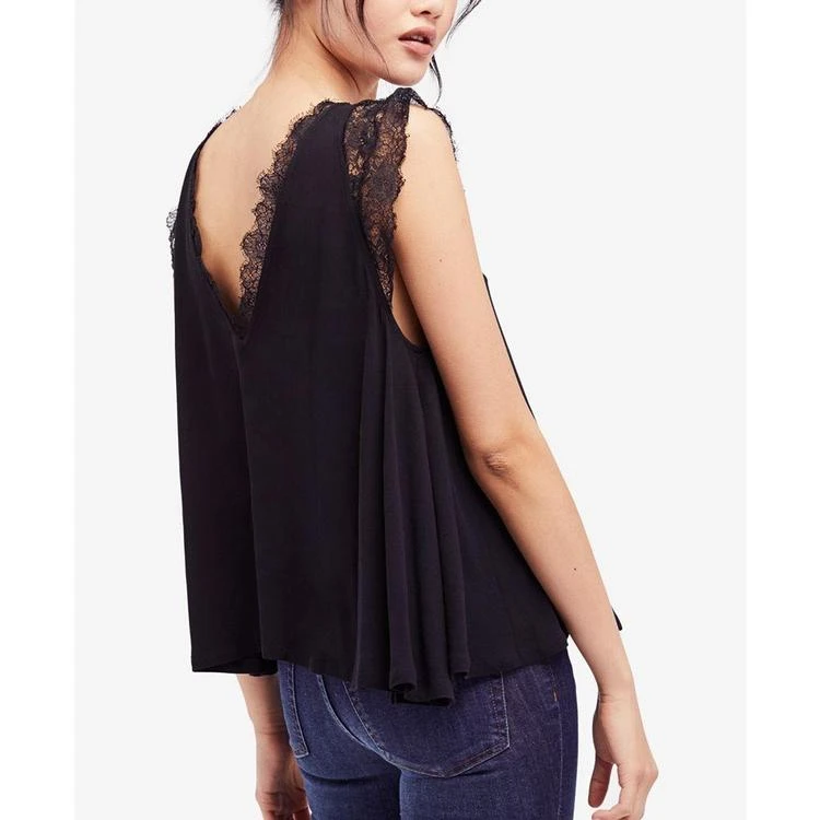 商品Free People|Lovin On You Lace-Trim Top,价格¥293,第2张图片详细描述